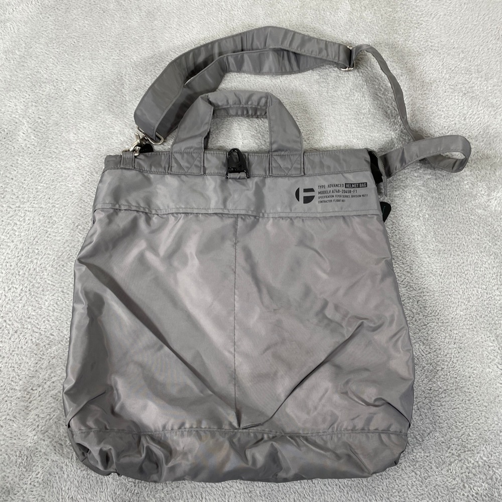 Flight 001 Advanced Helmet Bag Gray Techwear Military Utility Tote